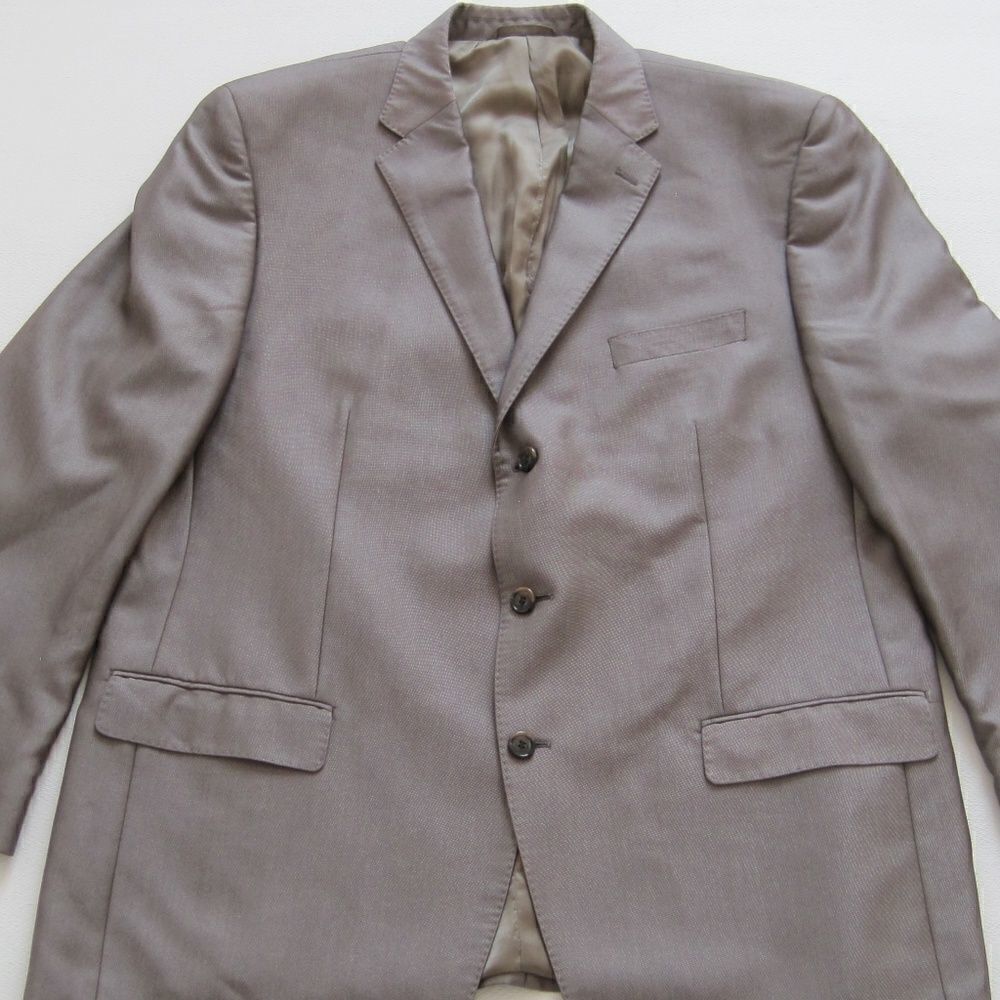 Sean John Suit Jacket Blazer Coat Lined 3 Button